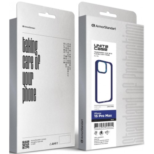 Чехол для мобильного телефона Armorstandart UNIT2 Apple iPhone 15 Pro Max Blue (ARM69988)