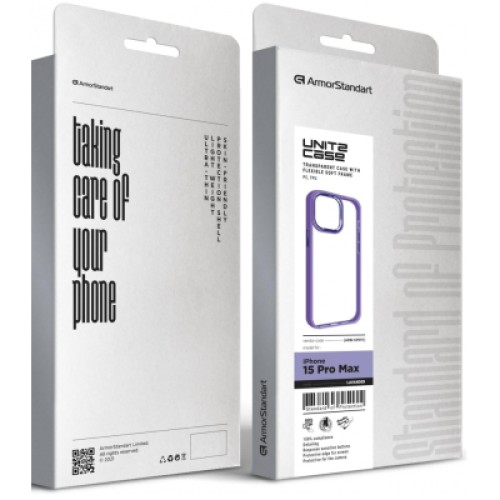Чехол для мобильного телефона Armorstandart UNIT2 Apple iPhone 15 Pro Max Lavander (ARM69991)