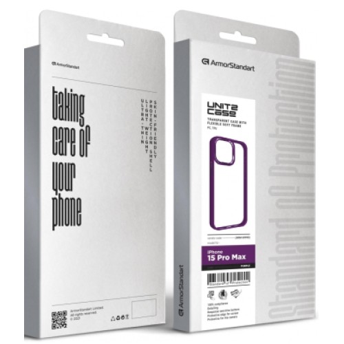 Чехол для мобильного телефона Armorstandart UNIT2 Apple iPhone 15 Pro Max Purple (ARM69990)