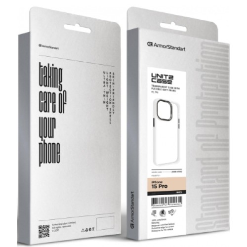 Чехол для мобильного телефона Armorstandart UNIT2 Apple iPhone 15 Pro White (ARM69980)
