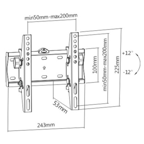 Кронштейн Gembird WM-42T-02