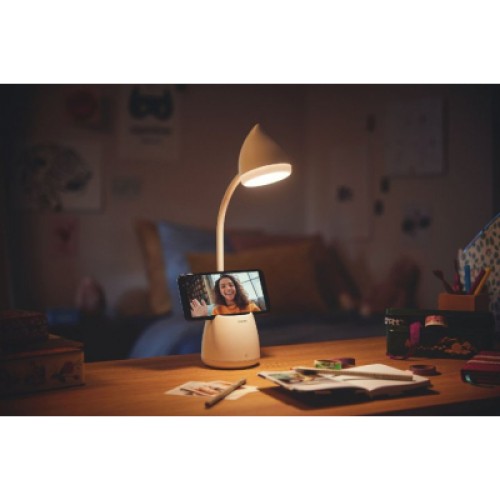 Настольная лампа Philips LED Reading Desk lamp Hat 4.5W, 3000/4000/5700K, 1800mAh (Lithium battery), білий (929003241007)