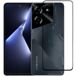 Стекло защитное BeCover Tecno POVA 5 (LH7n) Black (710031)