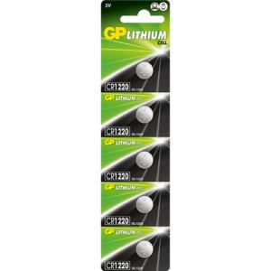 Батарейка Gp CR 1220 Lithium 3.0V * 1 (отрывается) (CR1220-7U5 / 4891199001345)