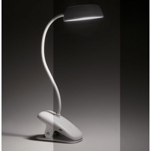 Настольная лампа Philips LED Reading Desk lamp Donutclip 3W, 4000K, 1200mAh (Lithium battery), білий (929003179727)