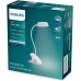 Настольная лампа Philips LED Reading Desk lamp Donutclip 3W, 4000K, 1200mAh (Lithium battery), білий (929003179727)