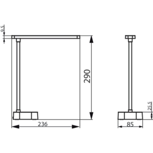 Настольная лампа Philips LED Reading Desk lamp Tilpa біла (929003241507)