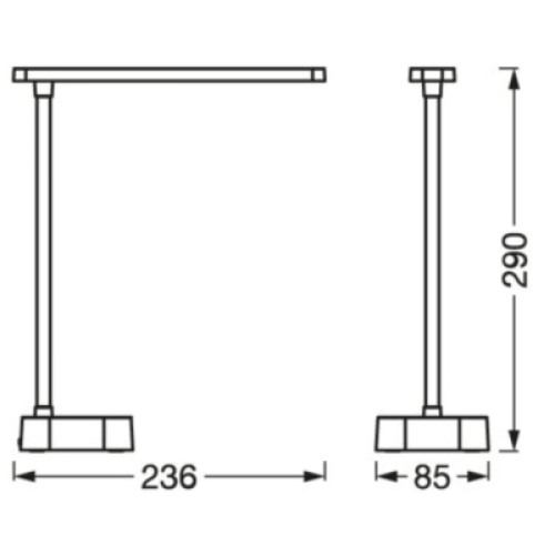 Настольная лампа LEDVANCE LED PANAN FOLD 5W 4000K (4058075747869)