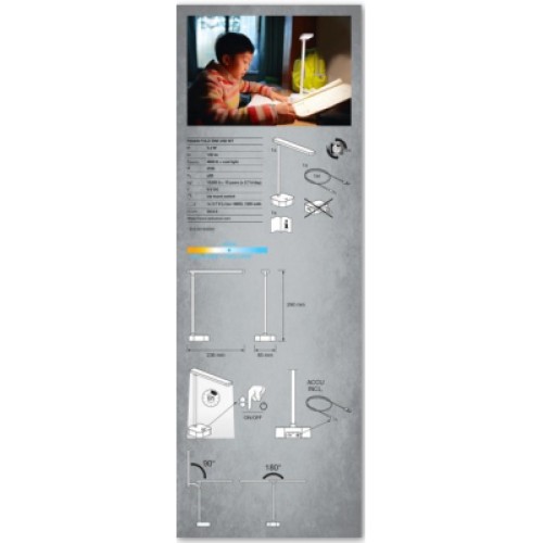 Настольная лампа LEDVANCE LED PANAN FOLD 5W 4000K (4058075747869)