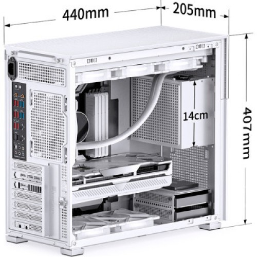 Корпус JONSBO D41 MESH SC White