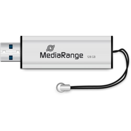 USB флеш накопитель Mediarange 128GB Black/Silver USB 3.0 (MR918)