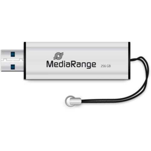USB флеш накопитель Mediarange 256GB Black/Silver USB 3.0 (MR919)