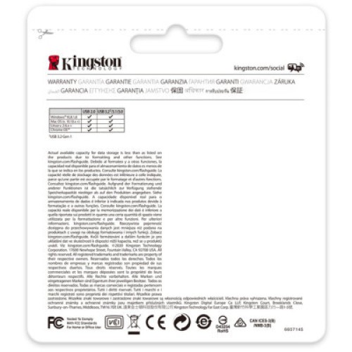 USB флеш накопитель Kingston 256GB DataTraveller 70 USB 3.2 / Type-C (DT70/256GB)