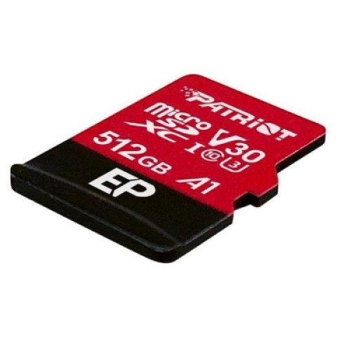 Карта памяти Patriot 512GB microSD class 10 UHS-I U3 (PEF512GEP31MCX)