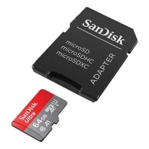 Карта пам'яті SanDisk 64GB microSD class 10 UHS-I Ultra (SDSQUAB-064G-GN6MA)