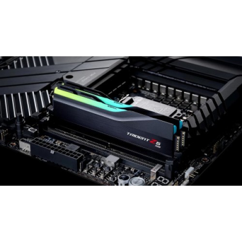 Модуль памяти для компьютера DDR5 48GB (2x24GB) 6000 MHz Trident Z5 RGB Black G.Skill (F5-6000J4048F24GX2-TZ5RK)