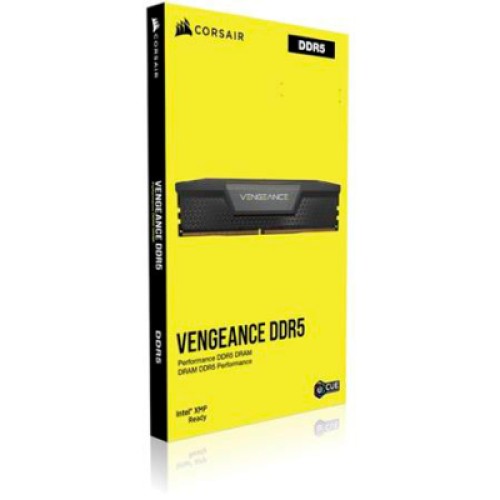 Модуль памяти для компьютера DDR5 48GB (2x24GB) 5200 MHz Vengeance Black Corsair (CMK48GX5M2B5200C38)