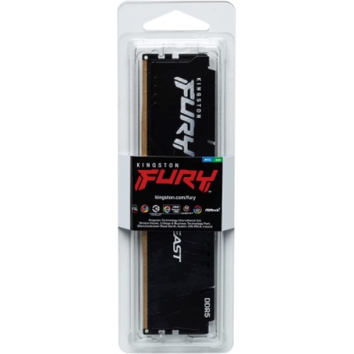 Модуль памяти для компьютера DDR5 32GB 5600 MHz Beast Black EXPO Kingston Fury (ex.HyperX) (KF556C36BBE-32)