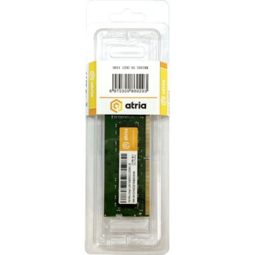 Модуль памяти для ноутбука SoDIMM DDR4 8GB 3200 MHz ATRIA (UAT43200CL22SK1/8)