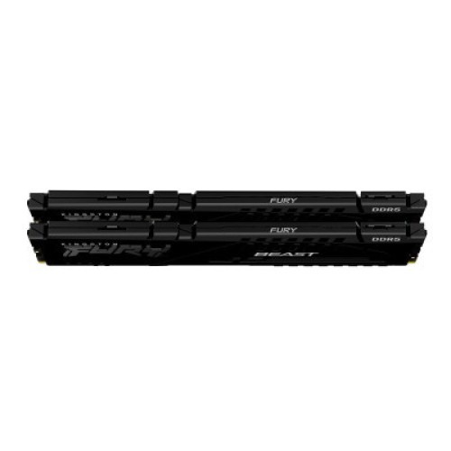Модуль памяти для компьютера DDR5 16GB (2x8GB) 5200 MHz Beast Black Kingston Fury (ex.HyperX) (KF552C36BBEK2-16)