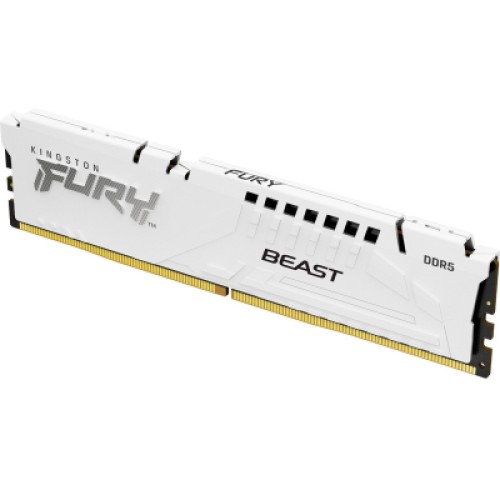 Модуль памяти для компьютера DDR5 32GB 5600 MHz Beast White Kingston Fury (ex.HyperX) (KF556C36BWE-32)
