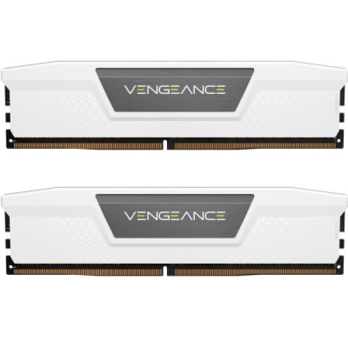 Модуль памяти для компьютера DDR5 64GB (2x32GB) 5600 MHz Vengeance White Corsair (CMK64GX5M2B5600C40W)