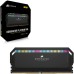 Модуль памяти для компьютера DDR5 32GB (2x16GB) 6200 MHz Dominator Platinum RGB Black Corsair (CMT32GX5M2X6200C36)