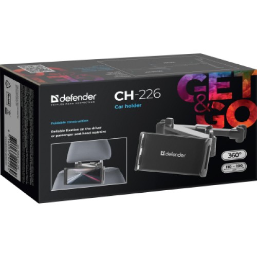 Универсальный автодержатель Defender CH-226 110-190 мм, на подголовник (29226)