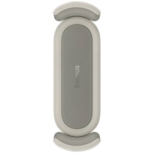 Універсальний автотримач Baseus 4.7-6.7" Steel Cannon 2 (на решітку) creamy-white (SUGP000002)
