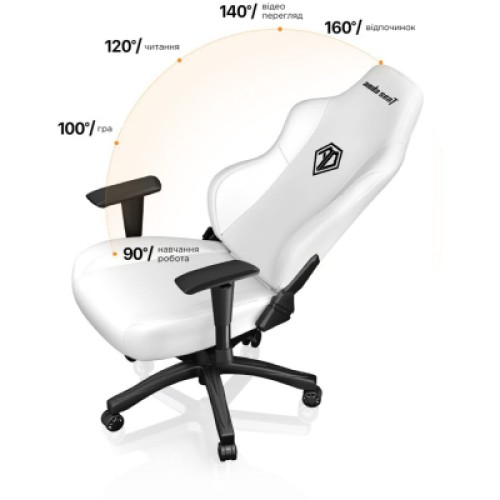 Кресло игровое Anda Seat Phantom 3 Size L White (AD18Y-06-W-PV)