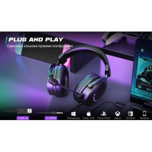 Наушники Fifine H9 Black (H9)
