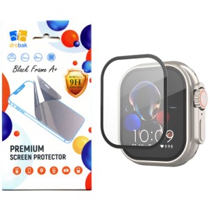 Скло захисне Drobak Apple Watch Ultra 2 49mm Black Frame A+ (323209)