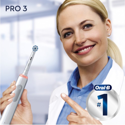 Электрическая зубная щетка Oral-B Pro 3 3500 D505.513.3X WT (4210201395539)
