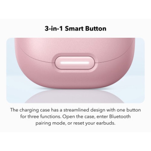 Наушники Anker SoundСore Liberty 4 NC Pastel Pink (A3947G51)