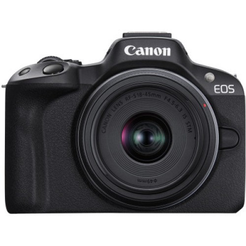 Цифровой фотоаппарат Canon EOS R50 + RF-S 18-45 IS STM Black Creator Kit (5811C036)