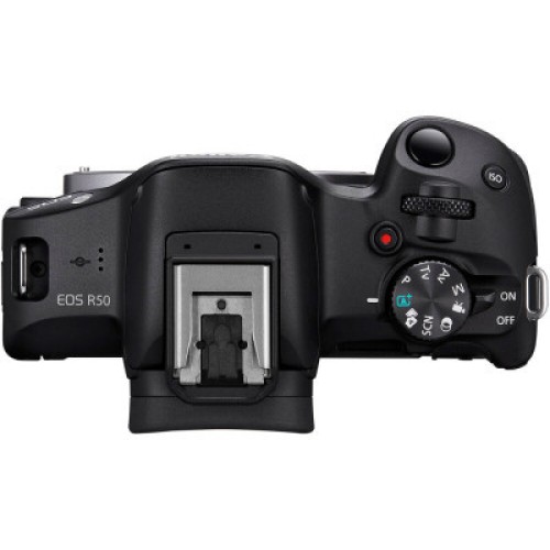 Цифровой фотоаппарат Canon EOS R50 + RF-S 18-45 IS STM Black Creator Kit (5811C036)