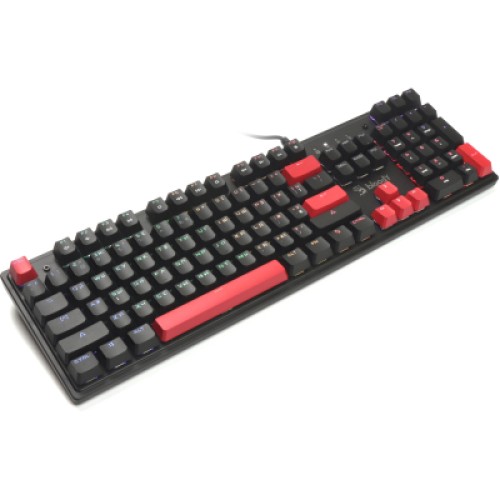 Клавиатура A4Tech Bloody S510R RGB BLMS Switch Red USB Black (Bloody S510R Fire Black)
