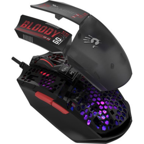 Мышка A4Tech Bloody W60 Max Mini RGB Activated USB Honeycomb (Bloody W60 Max Mini Honeycomb)
