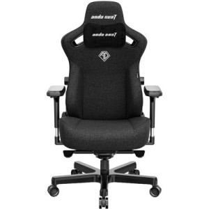 Крісло ігрове Anda Seat Kaiser 3 Fabric Size L Black (AD12YDC-L-01-B-CF)