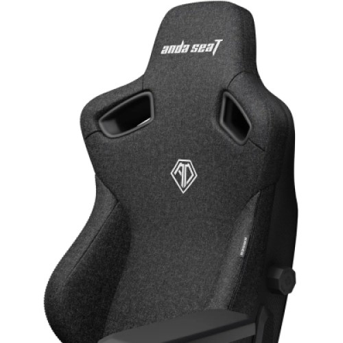 Кресло игровое Anda Seat Kaiser 3 Fabric Size XL Black (AD12YDC-XL-01-B-CF)