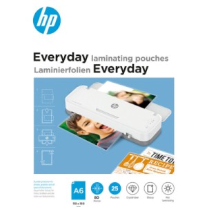 Пленка для ламинирования HP Everyday Laminating Pouches, A6, 80 Mic, 110 x 160, 25 pcs (9156) (838142)