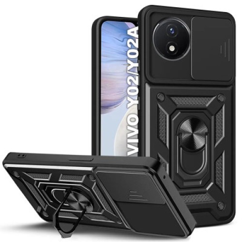 Чехол для мобильного телефона BeCover Military Vivo Y02/Y02A Black (710026)