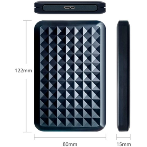 Карман внешний Dynamode 2.5" SATA HDD/SSD USB 3.0 Black (DM-CAD-25318)