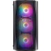 Корпус 1stPlayer X3-M-4F1-BK