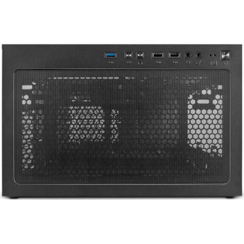 Корпус 1stPlayer X3-M-4F1-BK
