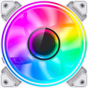 Кулер для корпуса Gamemax Dual Ring Infinity WH