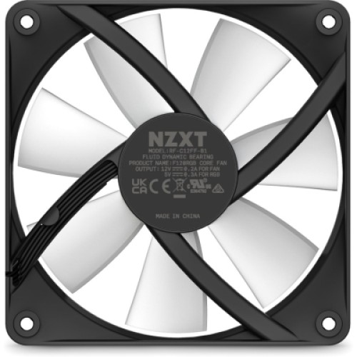 Кулер для корпуса NZXT F120RGB Core - 120mm - Hub-mounted RGB F (RF-C12SF-B1)