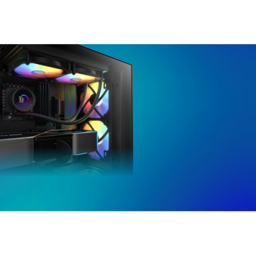 Кулер для корпуса NZXT F120RGB Core - 120mm - Hub-mounted RGB F (RF-C12SF-B1)