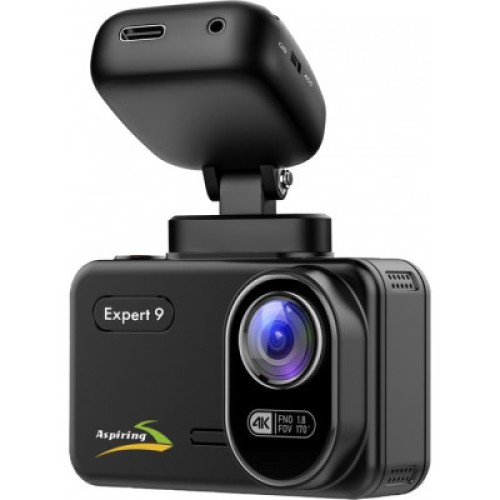 Видеорегистратор Aspiring Expert 9 Speedcam, WI-FI, GPS, 2K, 2 cameras (Aspiring Expert 9 Speedcam, WI-FI, GPS, 2K, 2 cameras)