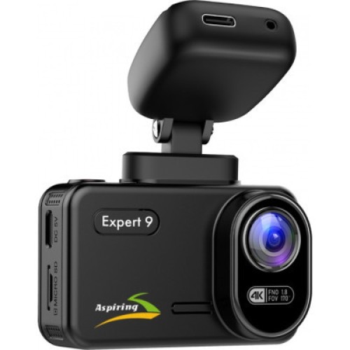 Видеорегистратор Aspiring Expert 9 Speedcam, WI-FI, GPS, 2K, 2 cameras (Aspiring Expert 9 Speedcam, WI-FI, GPS, 2K, 2 cameras)